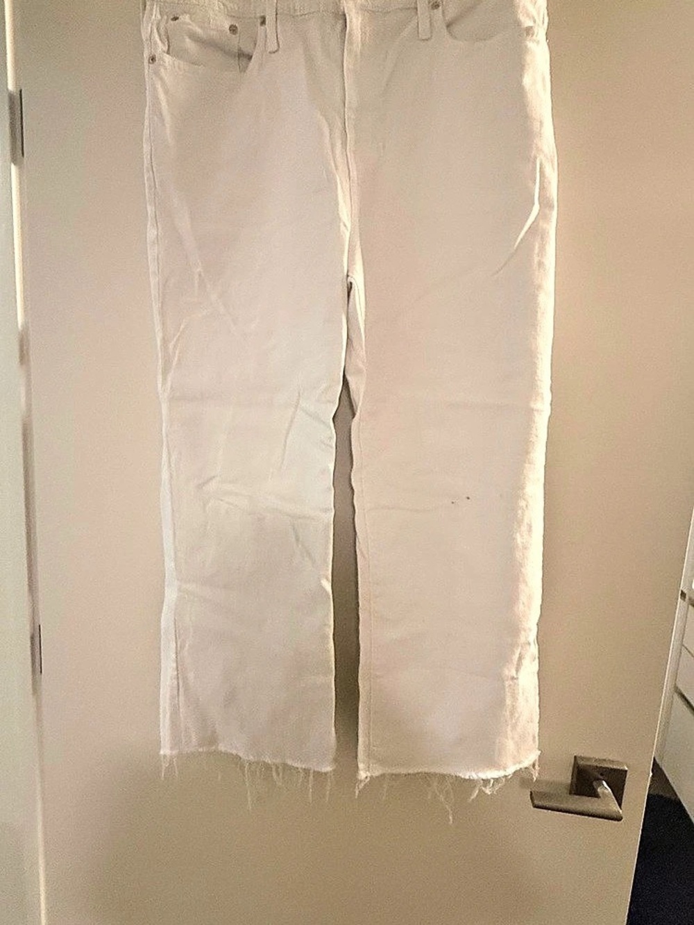J Brand Slim with Legs White Jeans Waist 32